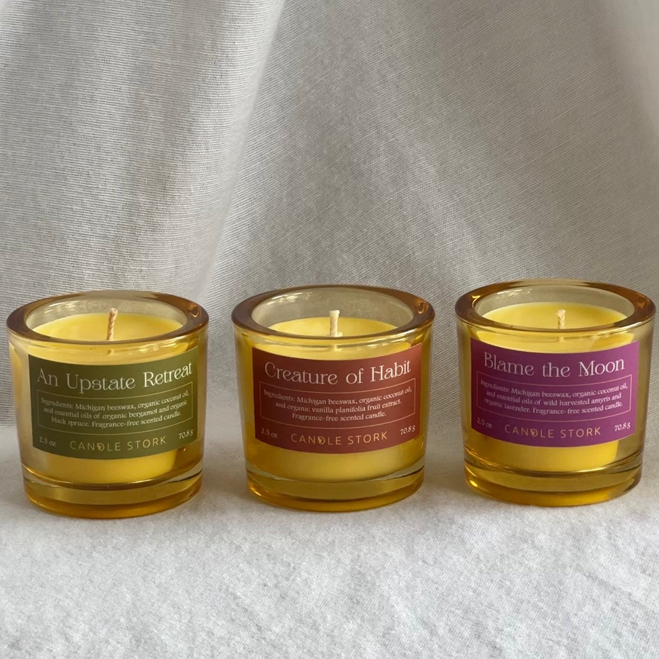 Mini Nest Collection Bundle Candle Stork