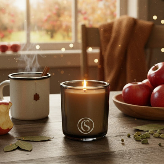 naturally scented beeswax candle