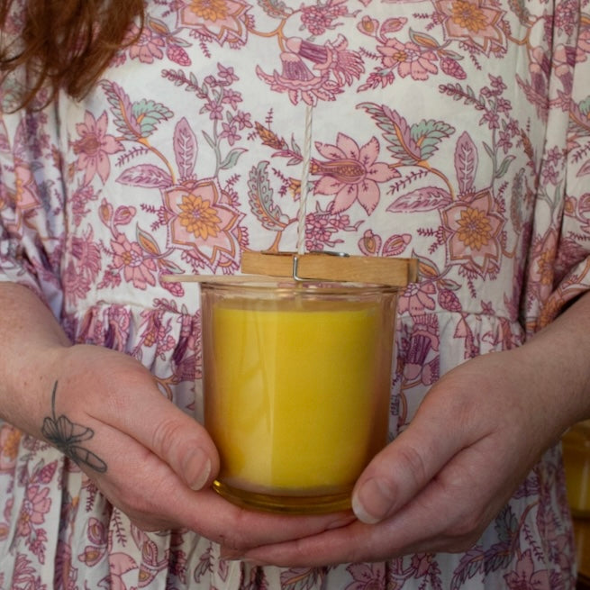 100% essential oil candles