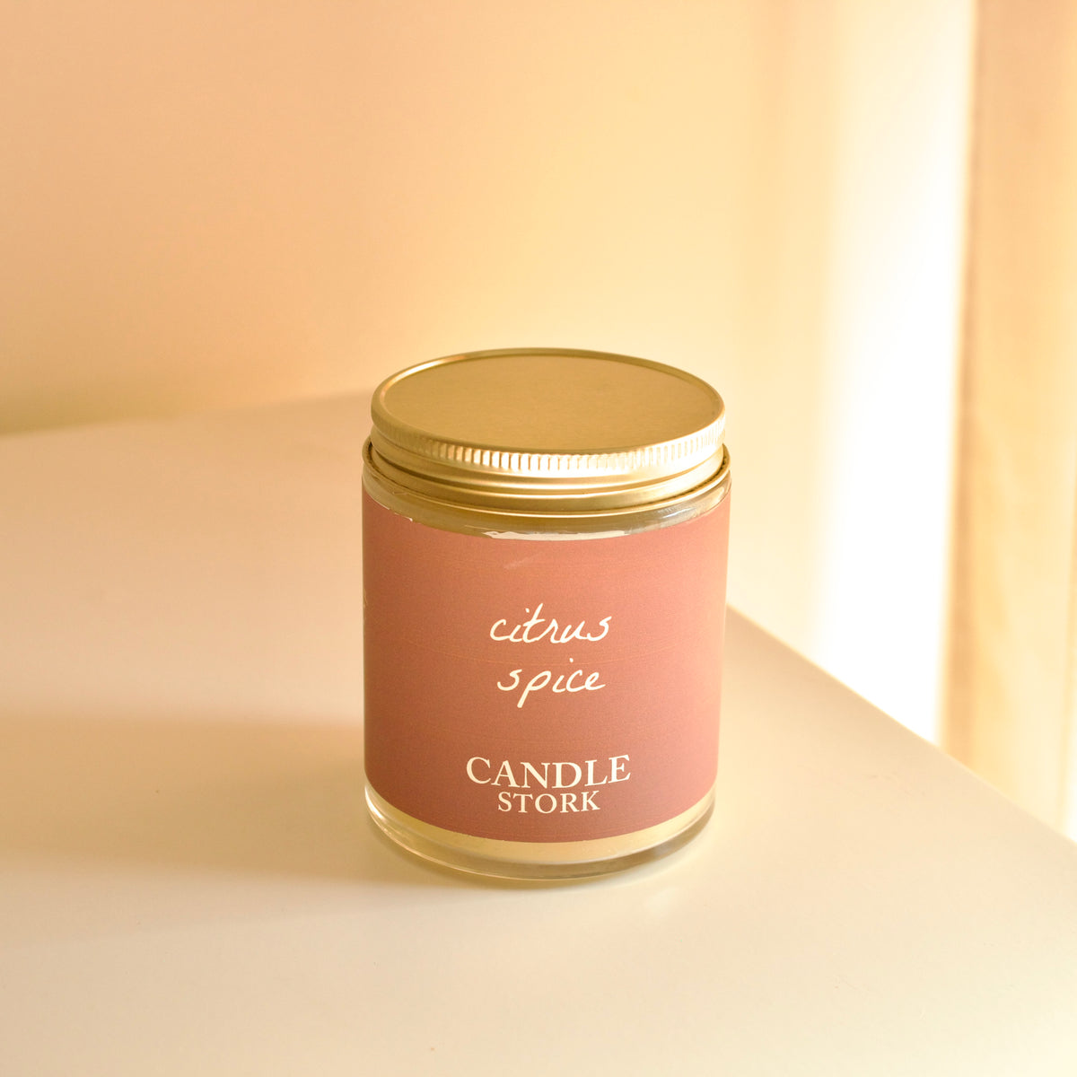 Citrus Spice Beeswax Candle - Orange Clove