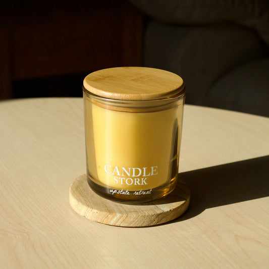 Upstate Retreat Beeswax Candle - Balsam Cinnamon