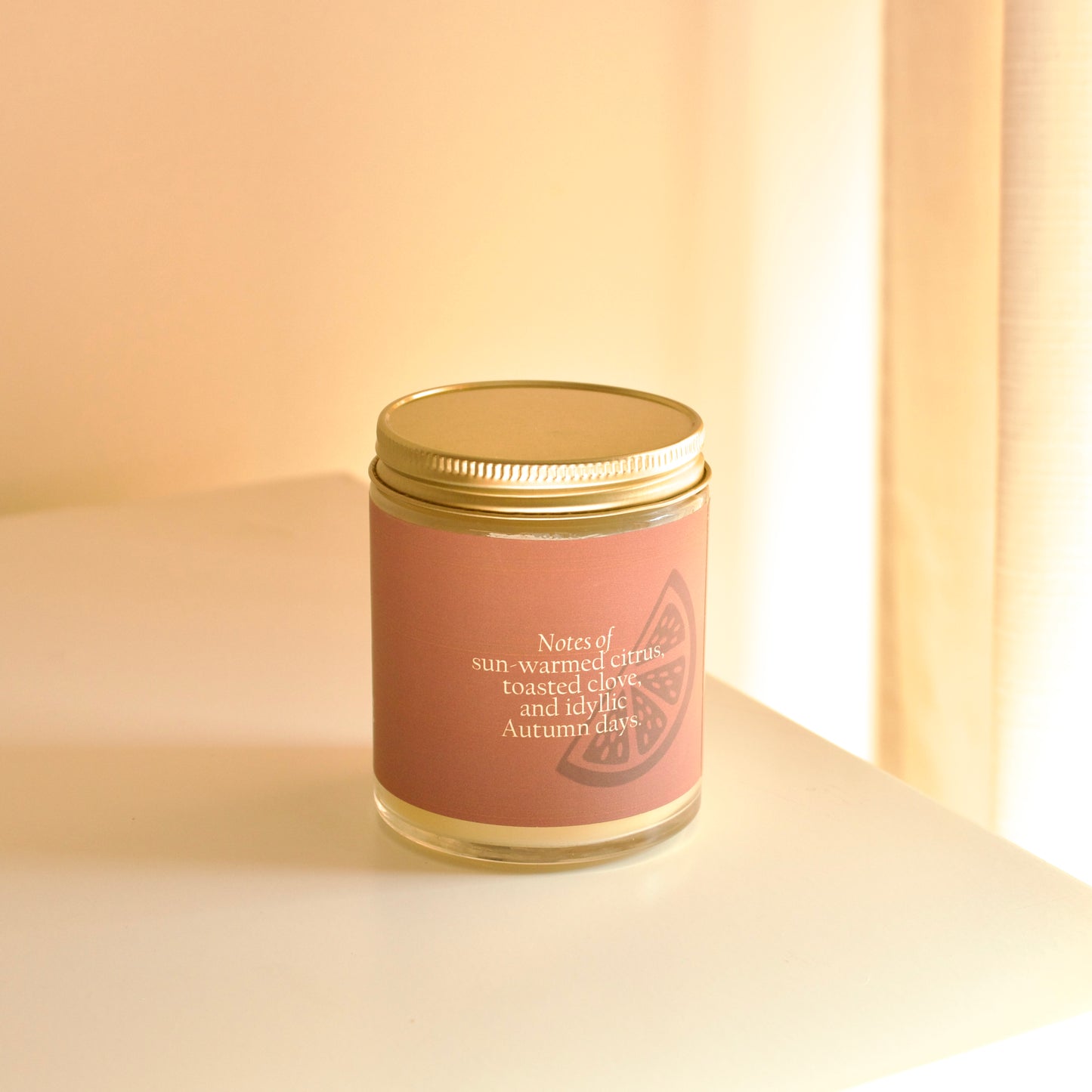 Citrus Spice Beeswax Candle - Orange Clove