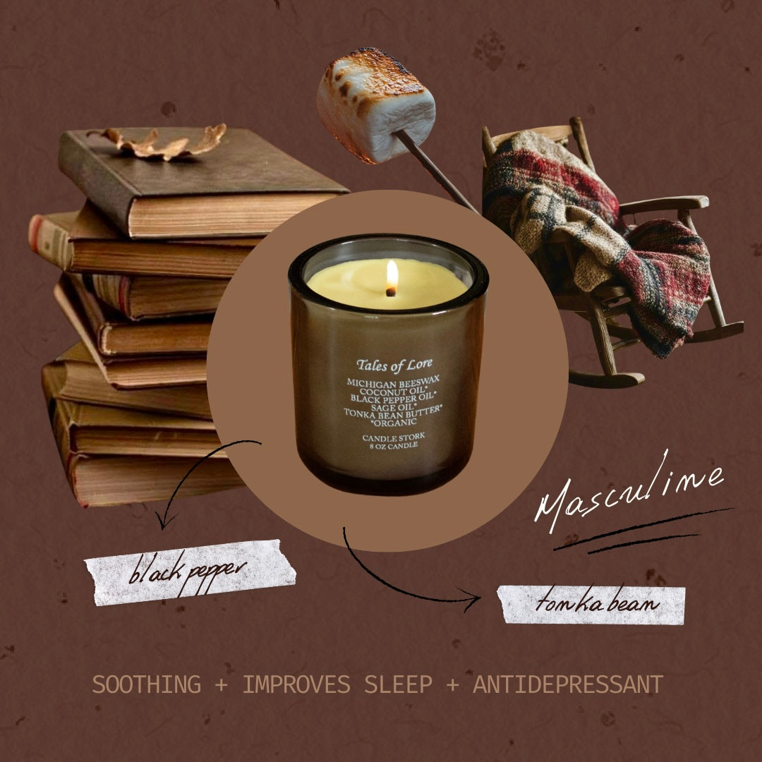 Tales of Lore Beeswax Candle Candle Stork
