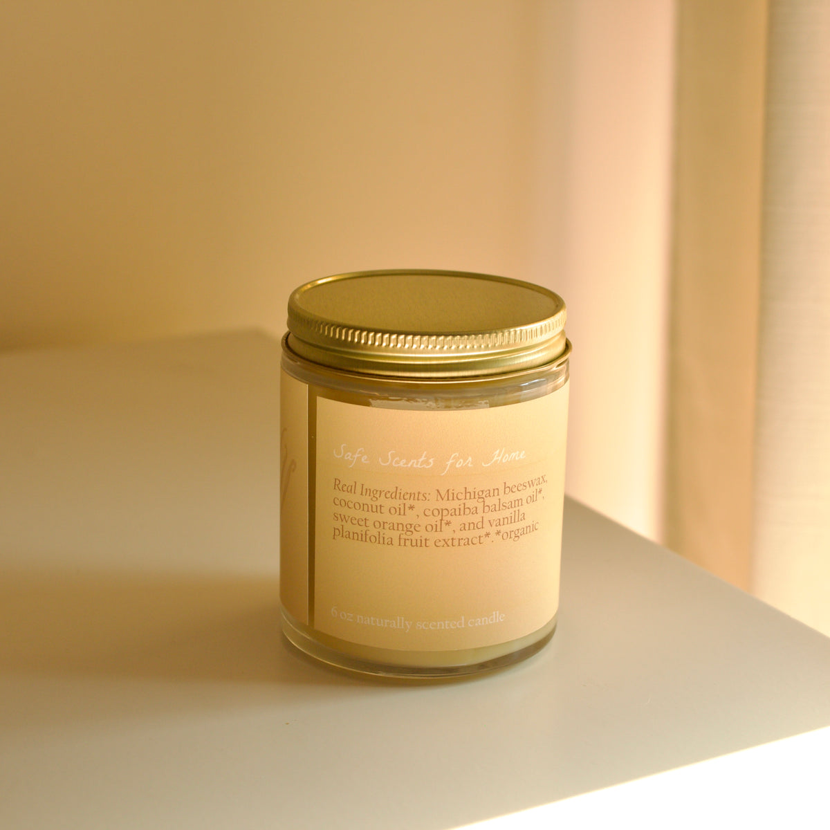 Creature of Habit Beeswax Candle – Vanilla Citrus