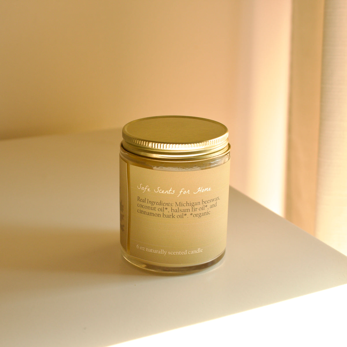 Upstate Retreat Beeswax Candle - Balsam Cinnamon