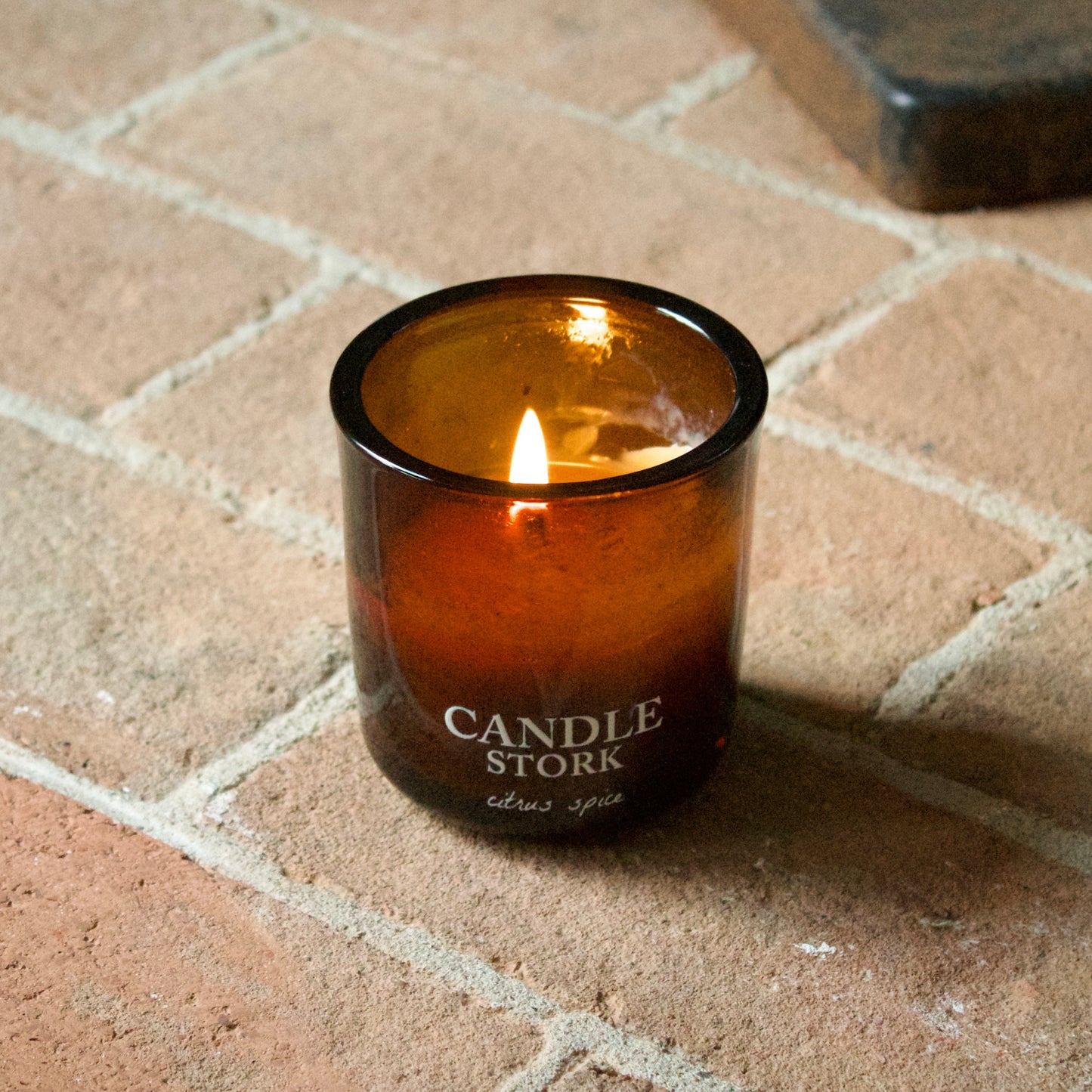 Citrus Spice Beeswax Candle - Orange Clove