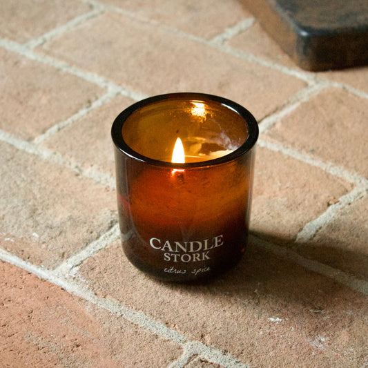 Citrus Spice Beeswax Candle - Orange Clove