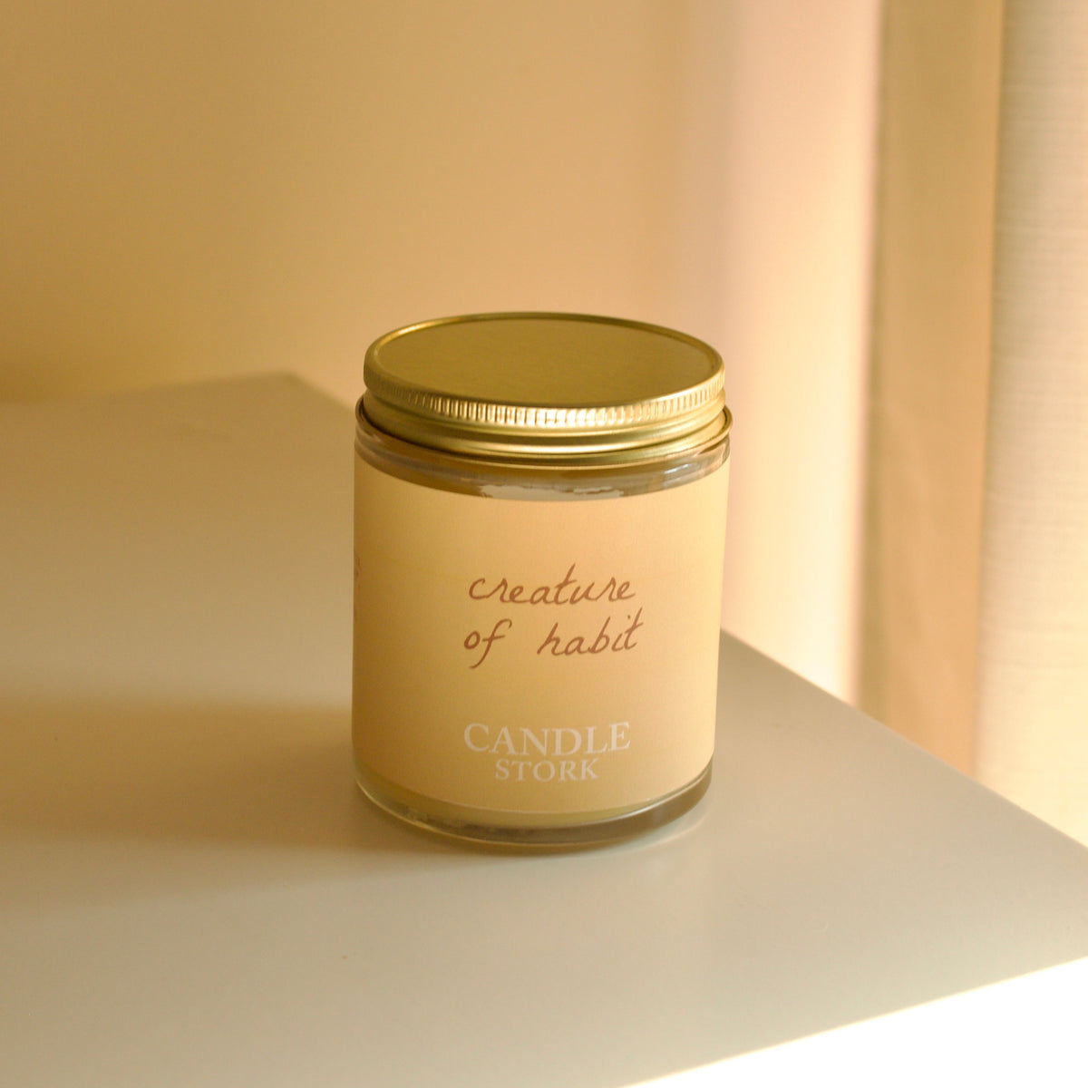 Creature of Habit Beeswax Candle – Vanilla Citrus