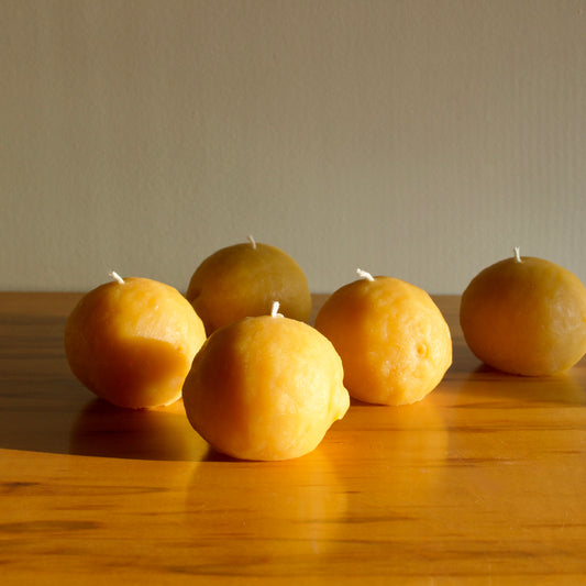 Pure Beeswax Lemon Candle