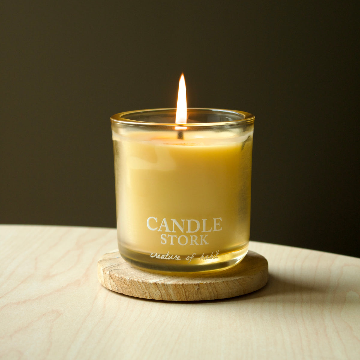 Creature of Habit Beeswax Candle – Vanilla Citrus