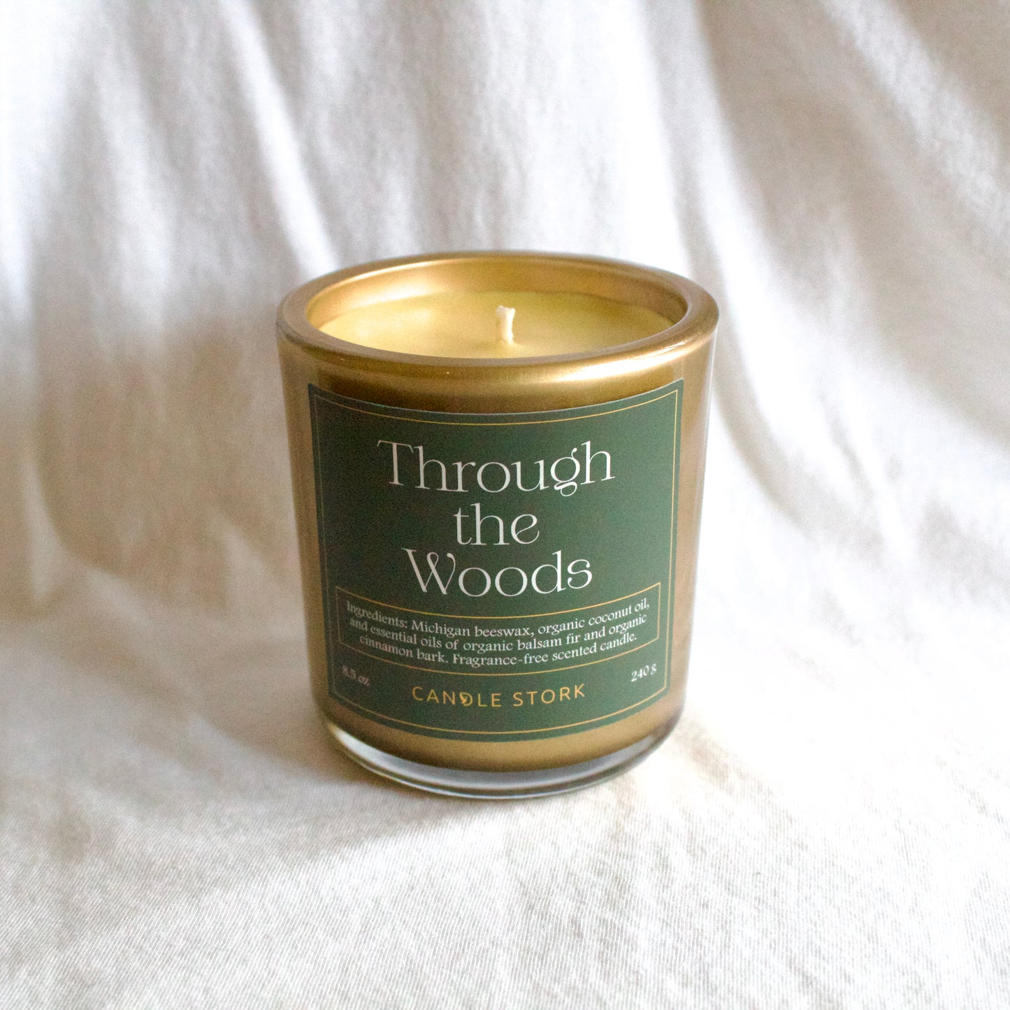 Through the Woods Beeswax Candle