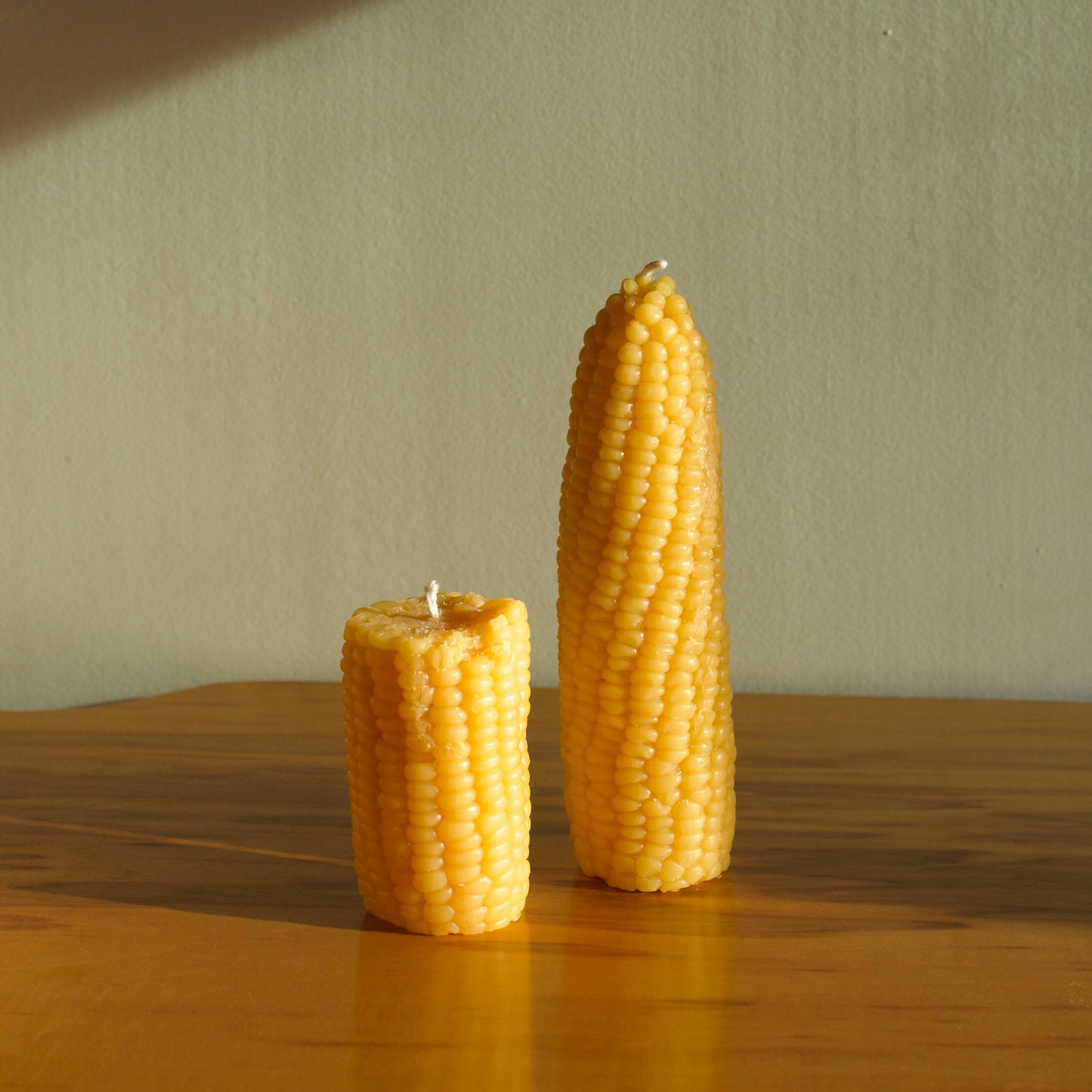 Pure Beeswax Corn Cob Candle