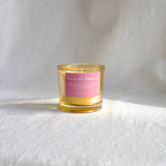 100% essential oil candle scented beeswax candle