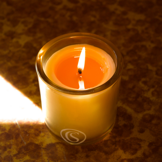 balsam fir and bergamot scented candle 