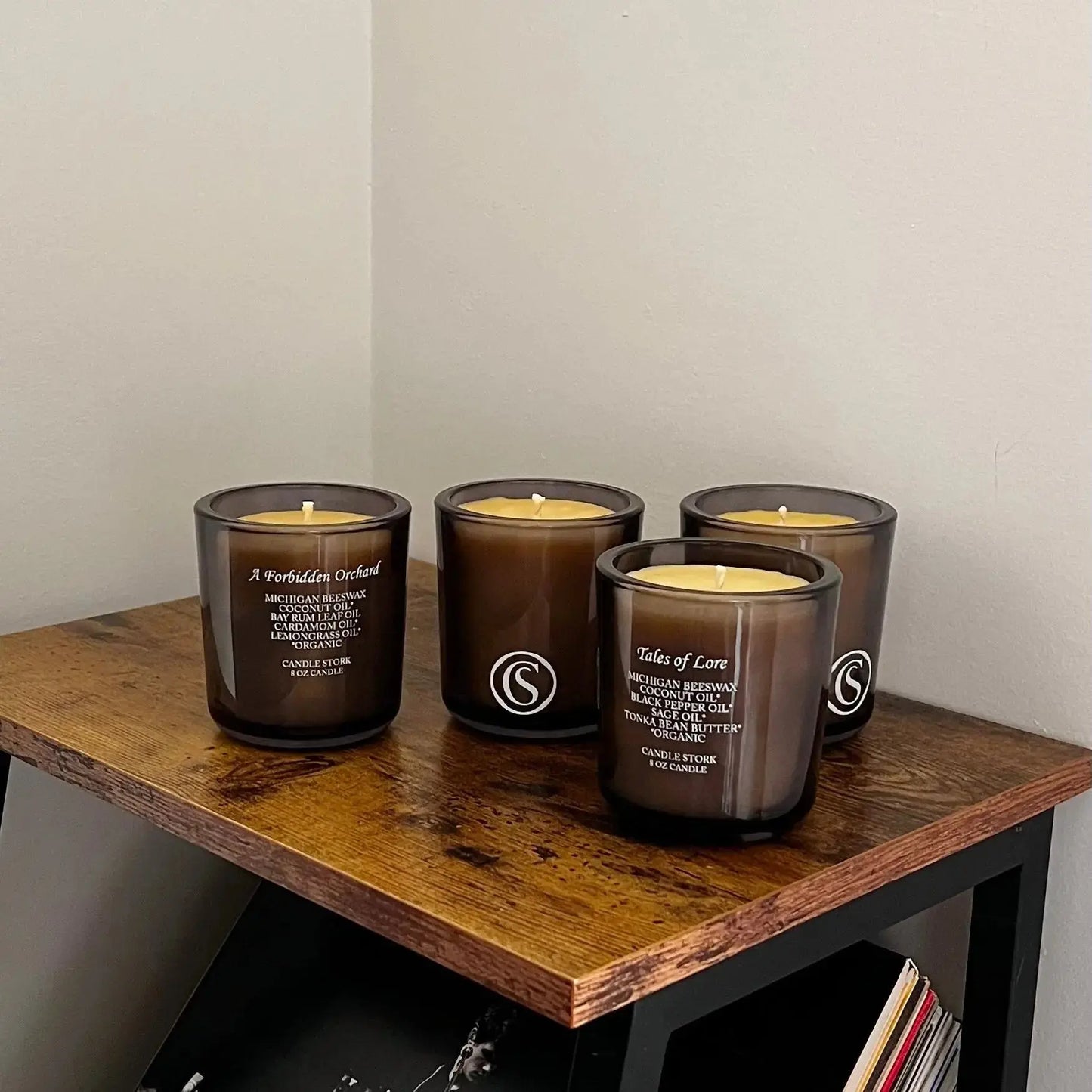 pumpkin spice and apple harvest candle scents