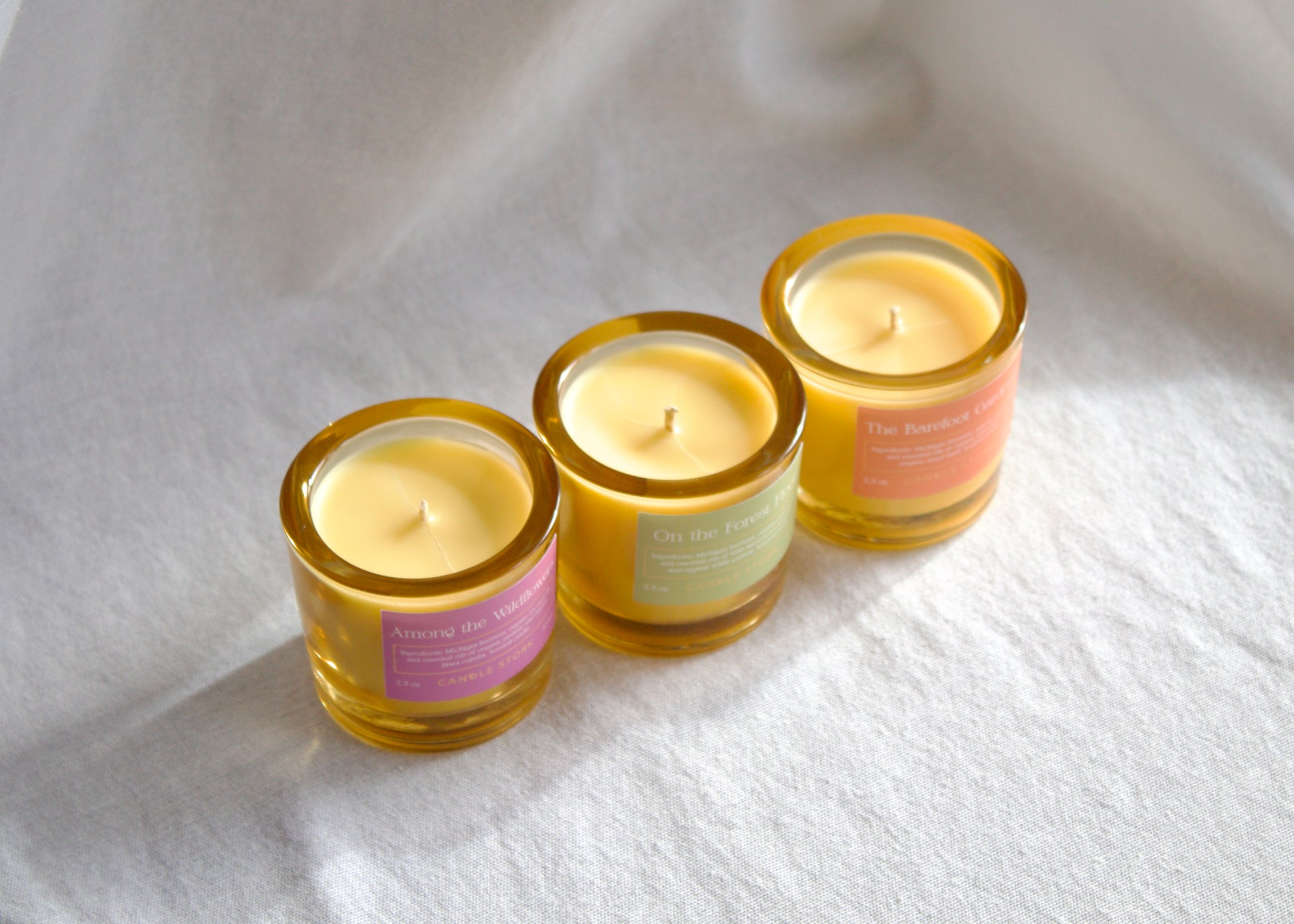 candle stork spring scents